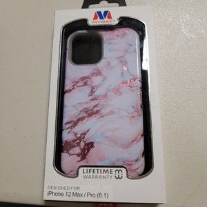 Apple iPhone 12 / 12 Pro Phone Case - Pink Marble